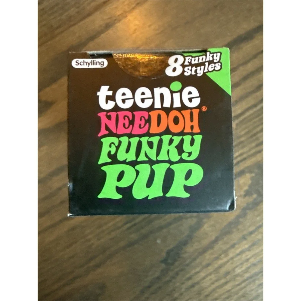 Schylling Teenie NeeDoh Funky Pup Tactile Squeeze Toy 3 Pack Ages 3+